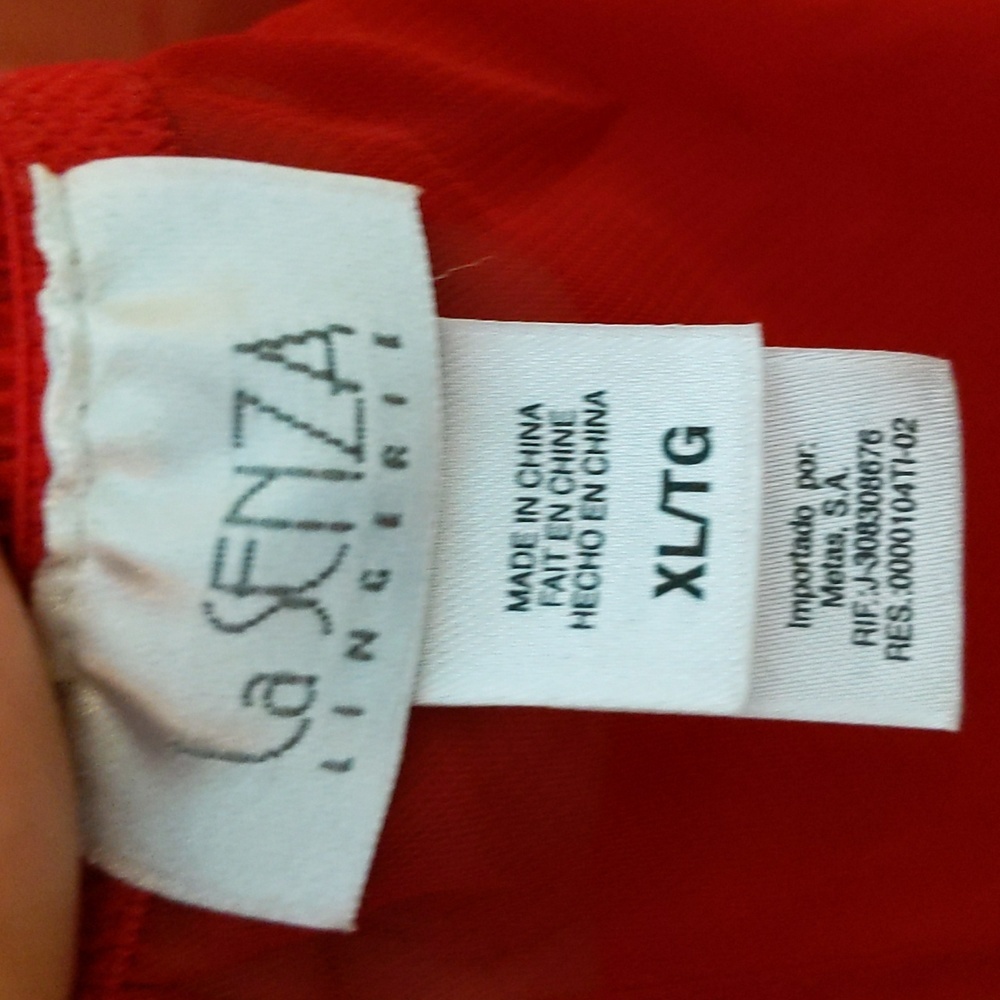 La Senza| Valentine Red Baby Doll Camisole - Picture 5 of 12